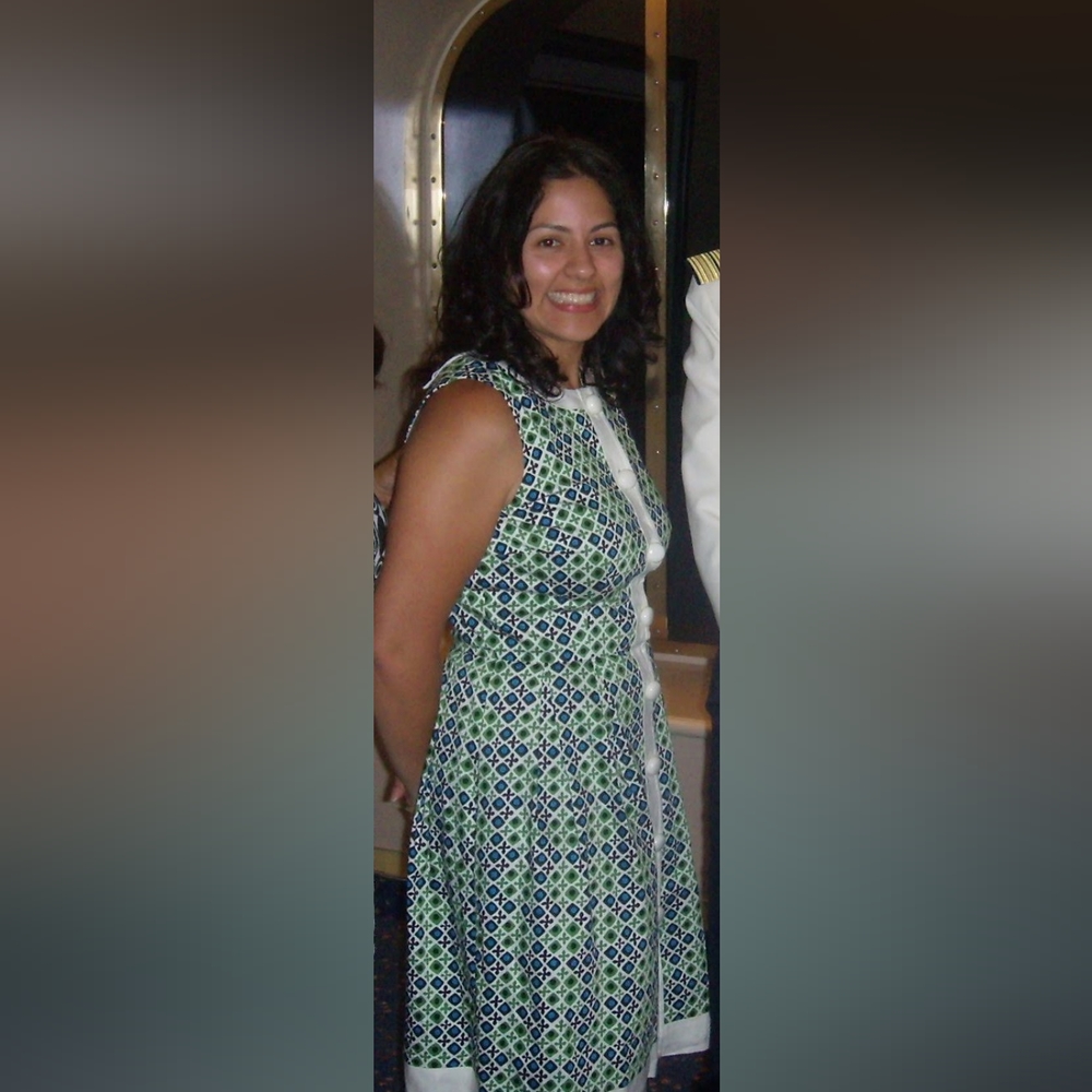 Donna Morgan, Vintage Button Down Patterned Flora… - image 7